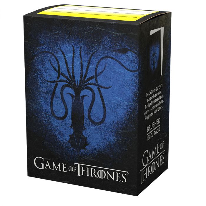 Dragon Shield Standard Brushed Art Card Sleeves GOT House Greyjoy 100ct