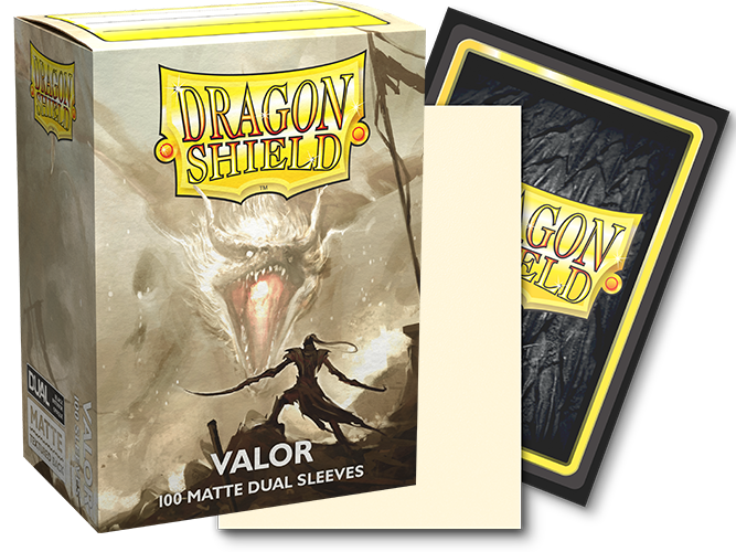 Dragon Shield Standard Matte Dual Card Sleeves Valor 100ct