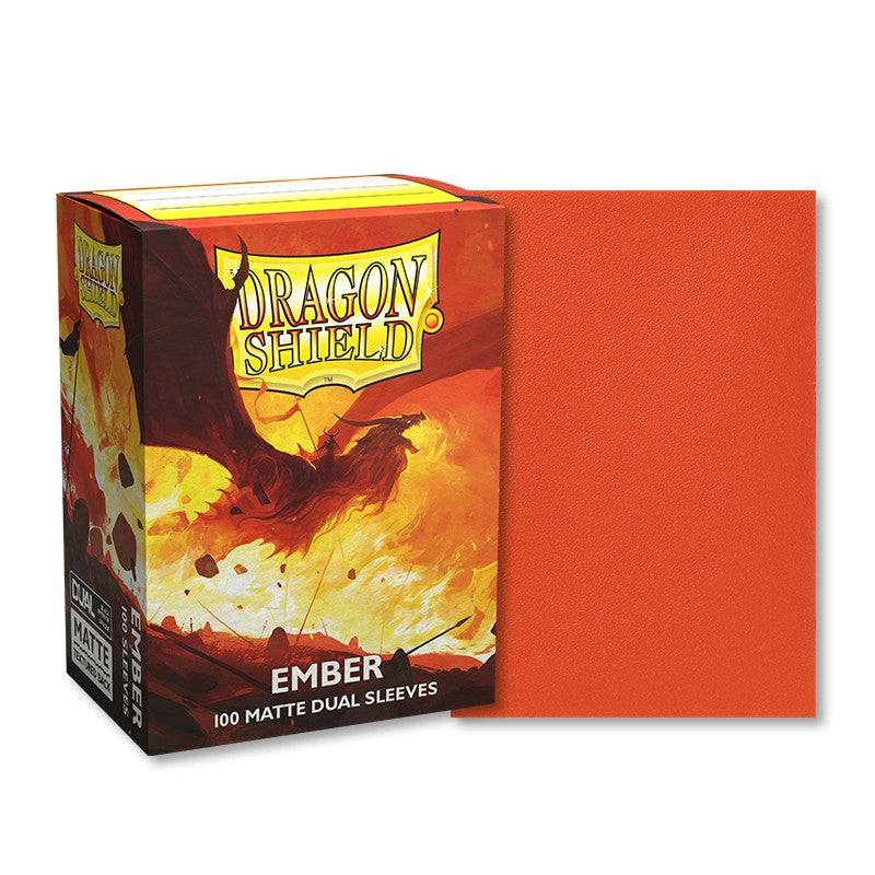 Dragon Shield Standard Matte Dual Card Sleeves Ember 100ct