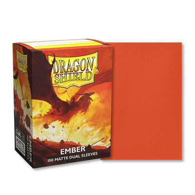 Dragon Shield Standard Matte Dual Card Sleeves Ember 100ct