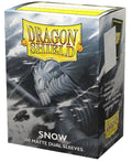 Dragon Shield Standard Matte Dual Card Sleeves Snow 100ct