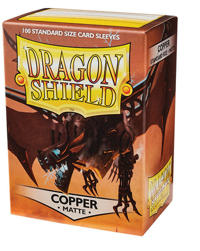 Dragon Shield Standard Matte Card Sleeves Copper 100ct