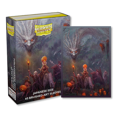 Dragon Shield Japanese Size Brushed Art Card Sleeves Halloween 2022 60ct