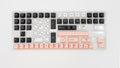 Meko Pink / Black / White 147 Key Cherry Profile Double Shot PBT Keycap Set