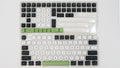 Meko White / Black / Green 132 Key MDA Profile Double Shot PBT Keycap Set