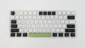 Meko White / Black / Green 132 Key MDA Profile Double Shot PBT Keycap Set