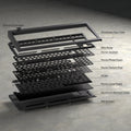 Vortex Model M SSK WKL 7u Aluminum Barebones TKL Hotswap RGB DIY Keyboard Kit