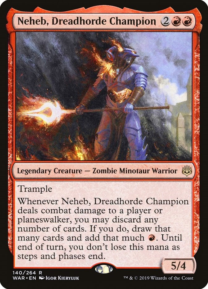 Neheb, Dreadhorde Champion - 140 - (War of the Spark)