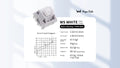 Wuque Studio White Silent 50g Linear PCB Mount Switch