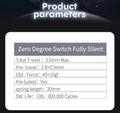 Gateron Zero Degree Fully Silent 45g Silent Linear PCB Mount Switch