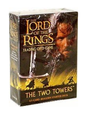 Lord Of The Rings Card Game Theme Starter Deck Two Towers Aragorn
