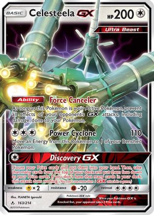 Celesteela Gx 163 214 Unbroken Bonds Holofoil