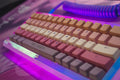 Tai-Hao Love in Paris 150 Key OEM Profile Double Shot PBT Backlit Keycap Set with Matching Desk Mat