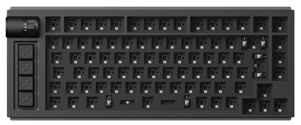 Lemokey L1 ISO Aluminum Barebones 75% Hotswap Wireless RGB Win + Mac Mechanical Keyboard