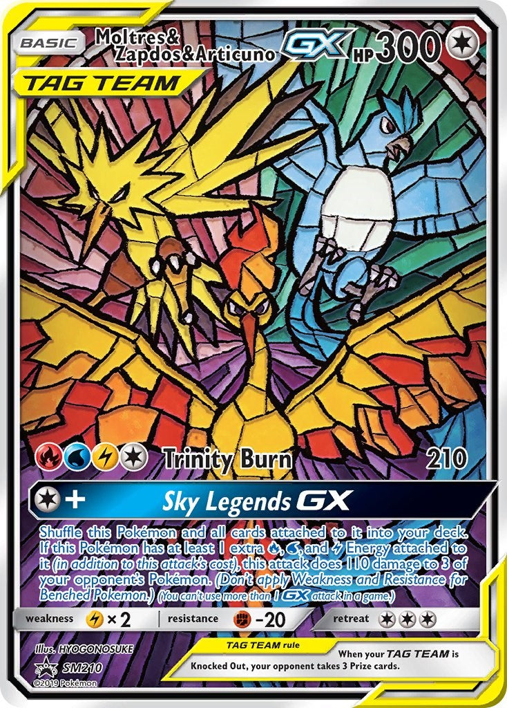 Moltres & Zapdos & Articuno GX - SM210 - (SM Promos)