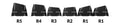 Keychron Dark Grey / Greyish Blue 140 Key KSA Profile Double Shot PBT Keycap Set