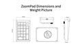 Meletrix ZoomPad Aluminum Hotswap Wireless Numpad