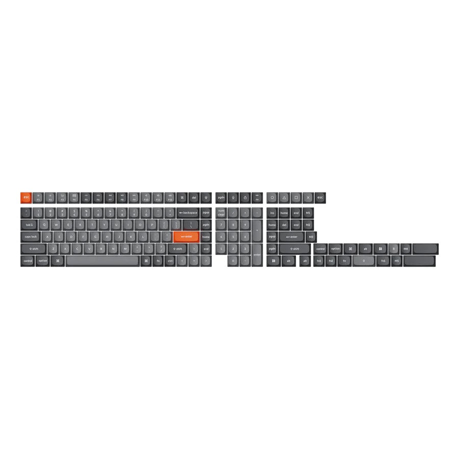 Keychron Grey 141 Key OSA Profile Double Shot PBT Keycap Set