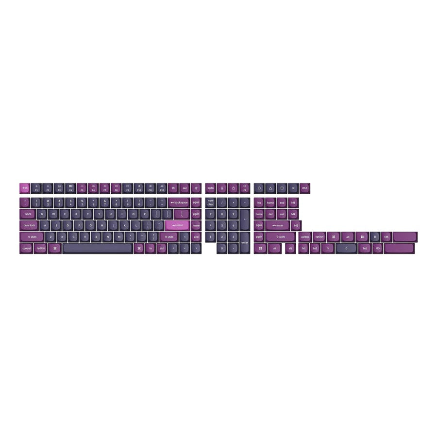 Keychron Purple 141 Key OSA Profile Double Shot PBT Keycap Set