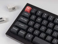 Keychron White on Black 141 Key OSA Profile Double Shot PBT Keycap Set