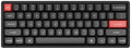 Keychron White on Black 141 Key OSA Profile Double Shot PBT Keycap Set