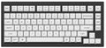 Keychron Black on White 141 Key OSA Profile Double Shot PBT Keycap Set