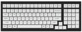 Keychron Black on White 141 Key OSA Profile Double Shot PBT Keycap Set