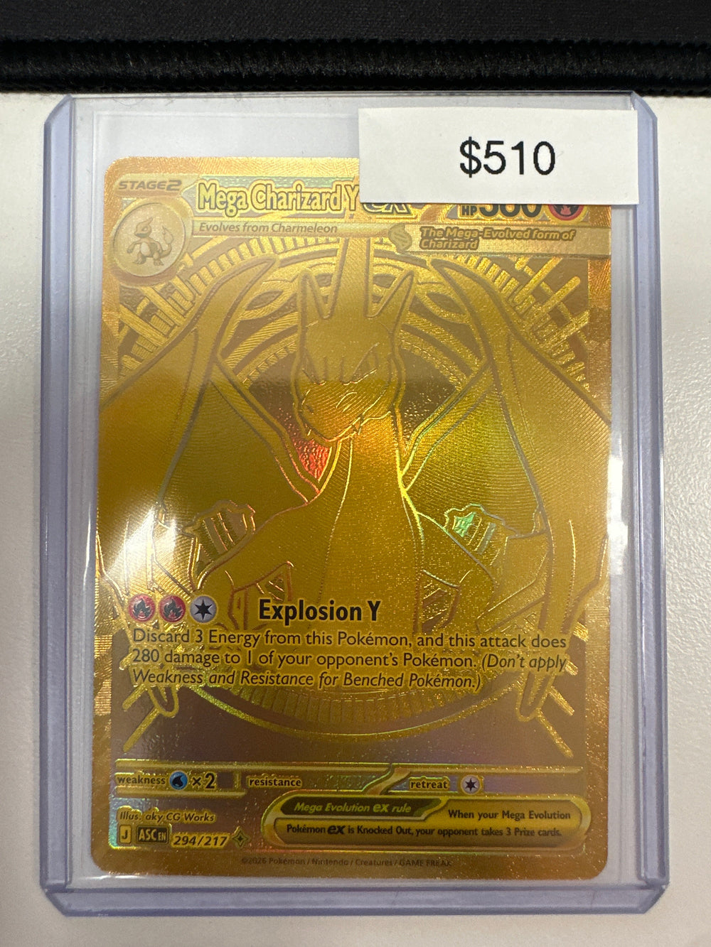 Pokemon Mega Charizard Y ex 294/217
