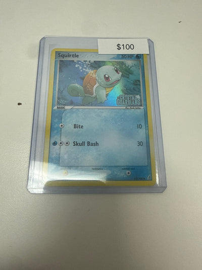 Pokemon Squirtle Crystal Guardians Stamp #63/100