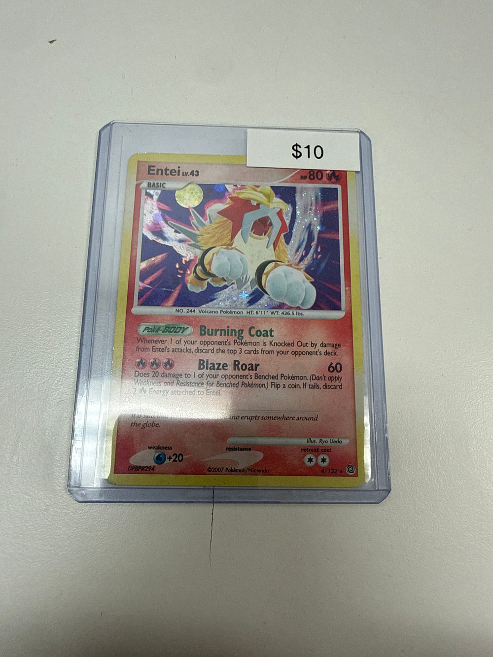 Pokemon Entei Holo #4/132