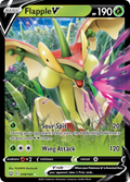 Flapple V 18 163 Battle Styles Holofoil
