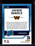 2024 Panini Donruss Jayden Daniels #389 Rated Rookie