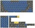 Keychron Royal 133 Key LSA Profile Double Shot PBT Keycap Set