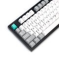 Keychron Grey / White / Mint 143 Key Cherry Profile Double Shot PBT Keycap Set