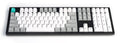 Keychron Grey / White / Mint 143 Key Cherry Profile Double Shot PBT Keycap Set
