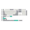 Keychron Grey / White / Mint 143 Key Cherry Profile Double Shot PBT Keycap Set