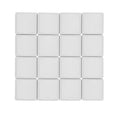 Tai-Hao White THT Blank 18 Key ABS Low Profile Keycap Set