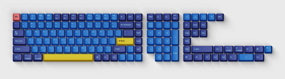 Keychron Beach 133 Key OEM Profile Dye Sub PBT Keycap Set