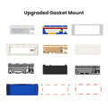 MelGeek Pixel Palette Brick Built TKL Hotswap Bluetooth 5.1 and 2.4 GHz. RGB Mechanical Keyboard