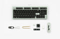 MelGeek Modern97 Fountain Hotswap Bluetooth 5.1 and 2.4 GHz. RGB Mechanical Keyboard