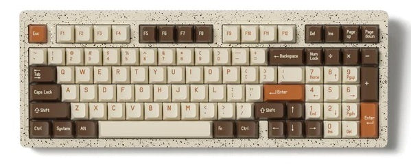 MelGeek Modern97 Nappa Hotswap Bluetooth 5.1 and 2.4 GHz. RGB Mechanical Keyboard