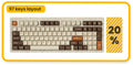 MelGeek Modern97 Nappa Hotswap Bluetooth 5.1 and 2.4 GHz. RGB Mechanical Keyboard