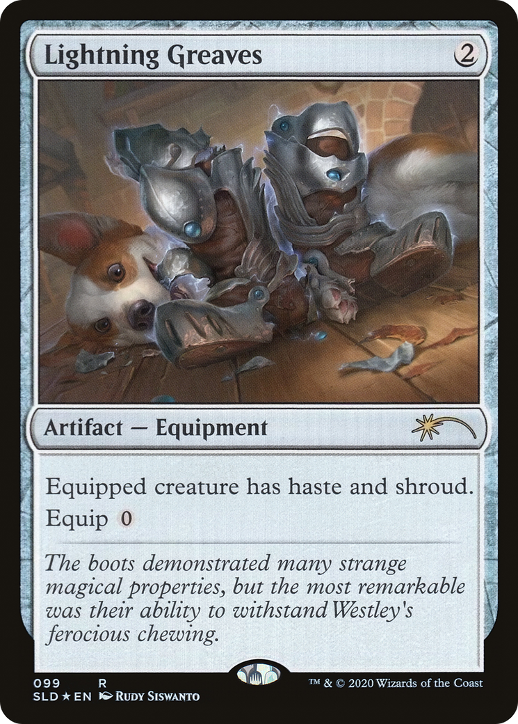 Lightning Greaves (SLD-099) - Secret Lair Drop
