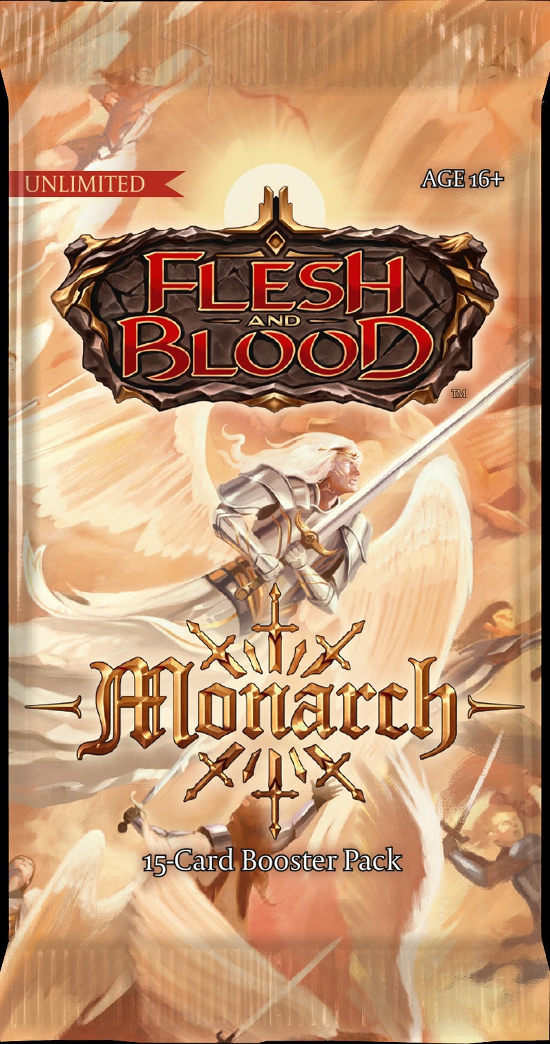 Flesh & Blood TCG Monarch Booster Pack (Unlimited Edition)
