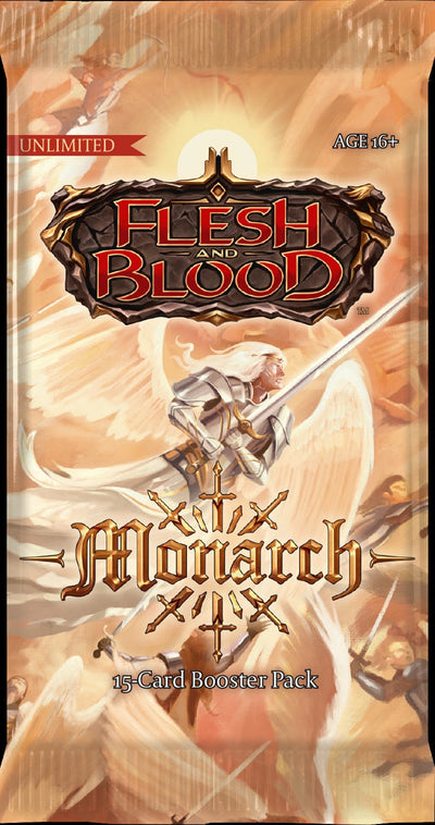 Flesh & Blood TCG Monarch Booster Pack (Unlimited Edition)