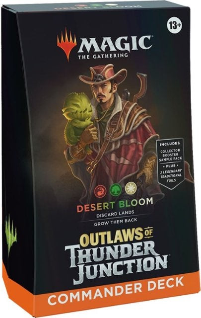 Magic: The Gathering - Outlaws of Thunder Junction Commander Deck - Desert Bloom