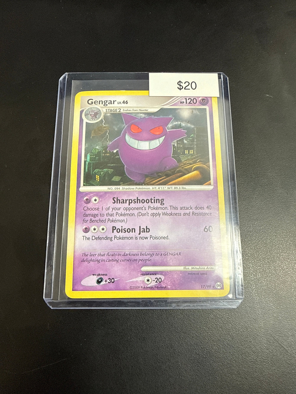Pokemon Gengar Non-Holo #17/99