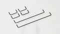 Swagkeys Knight V2 Stabilizers PCB Mount Screw-in TKL Kit