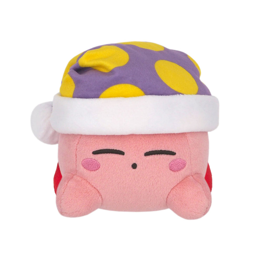 Kirby Sleeping with Hat Plush