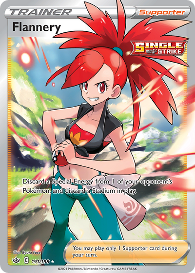 Flannery 191 198 Chilling Reign Holofoil
